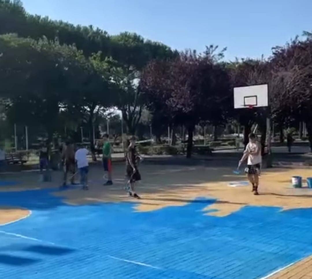 Weekend in villa comunale con il torneo di basket Enjoy3x