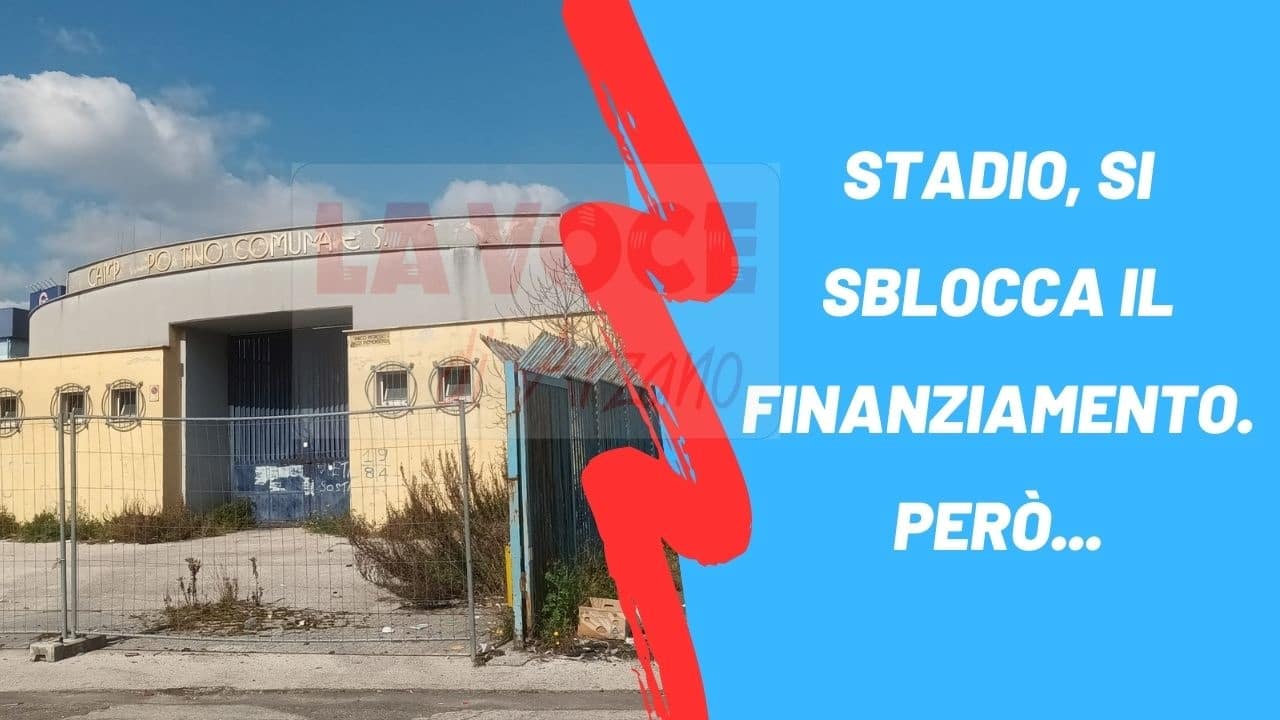 Stadio “Sabatino De Rosa” si sblocca il finanziamento, con una rinuncia