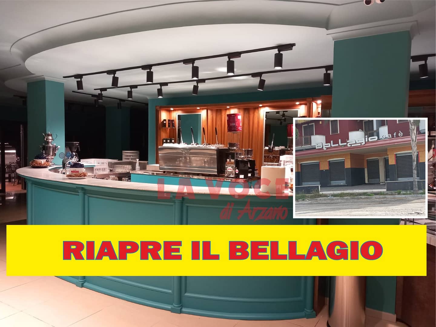 Conto alla rovescia per la riapertura del nuovo “Bellagio Cafè”