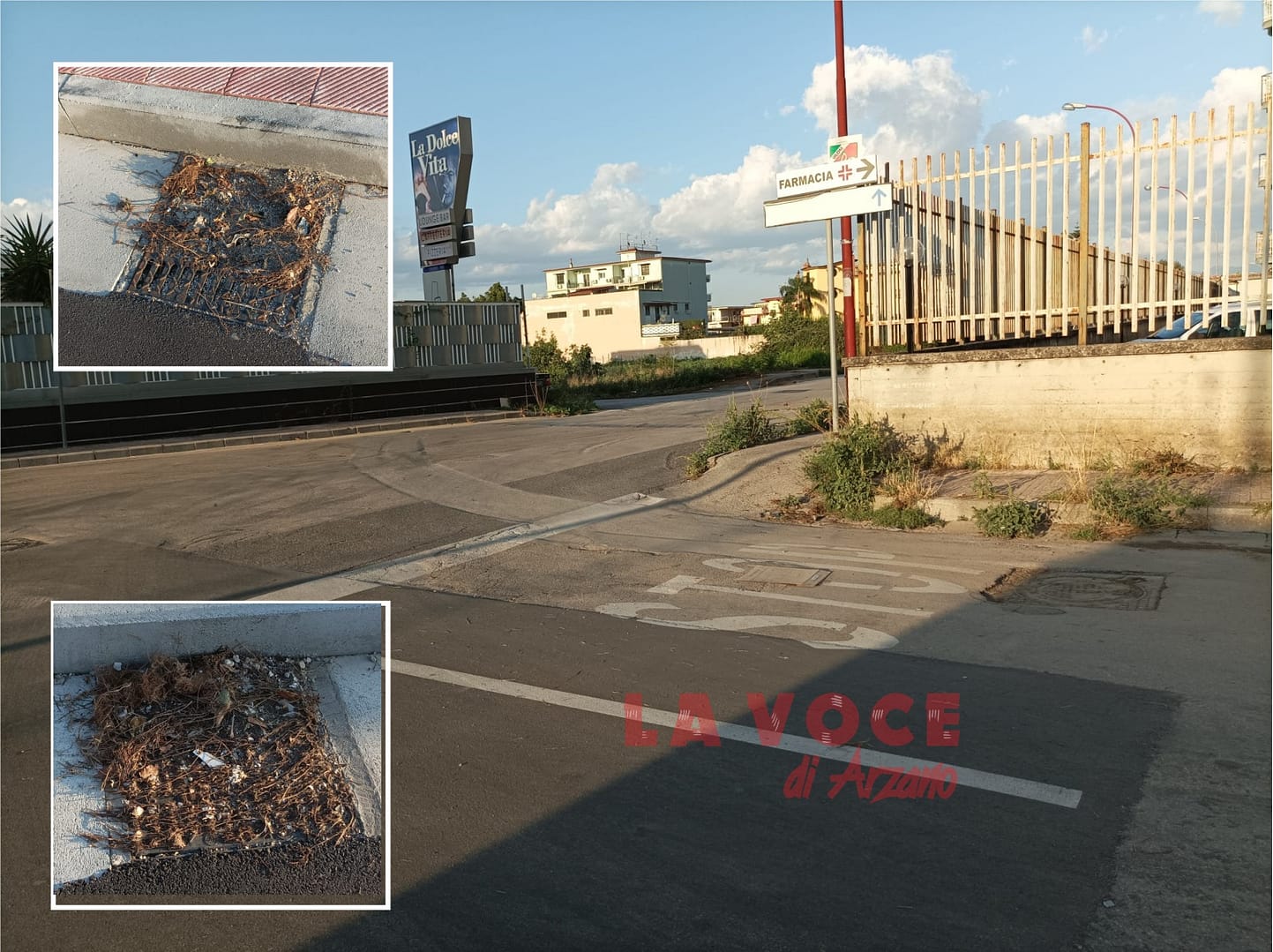 Via D’Auria, i residenti lamentano alcune anomalie