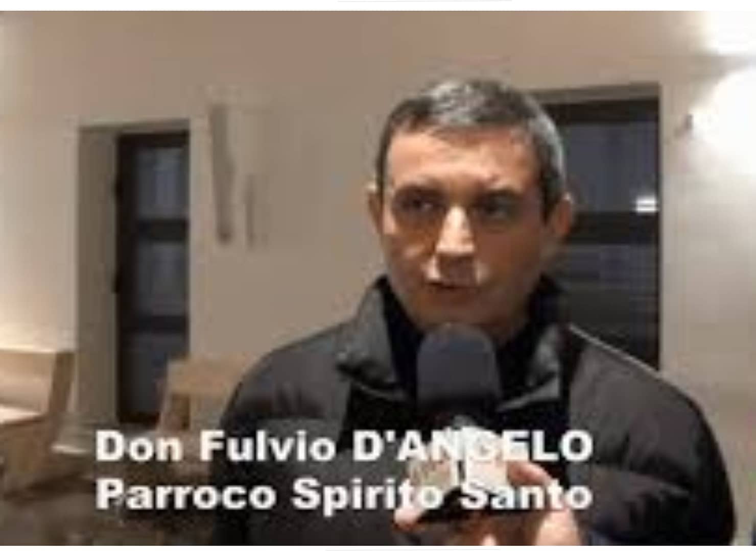 Don Fulvio D’Angelo saluta i fedeli e la comunità dello Spirito Santo