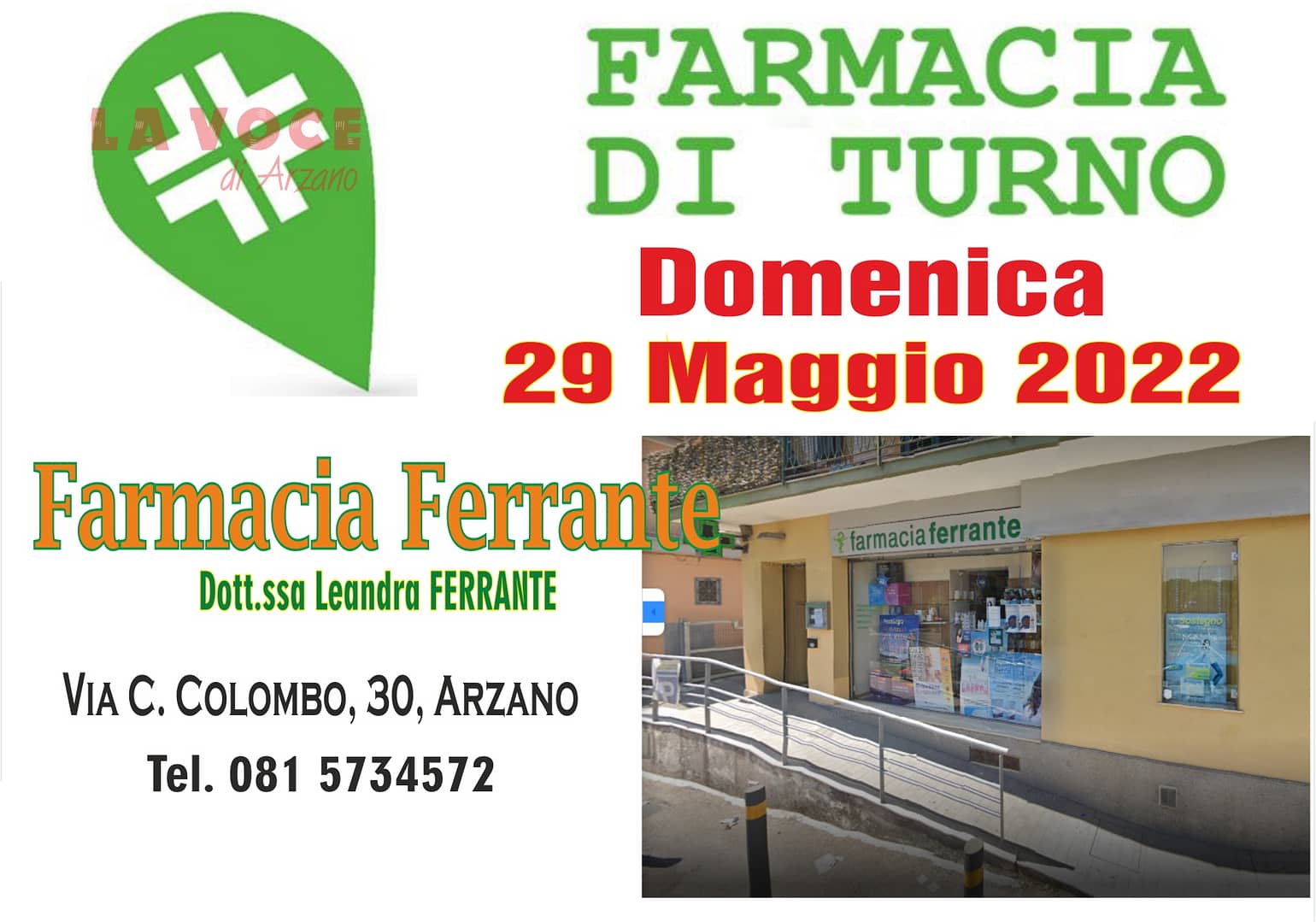 La farmacia di turno oggi