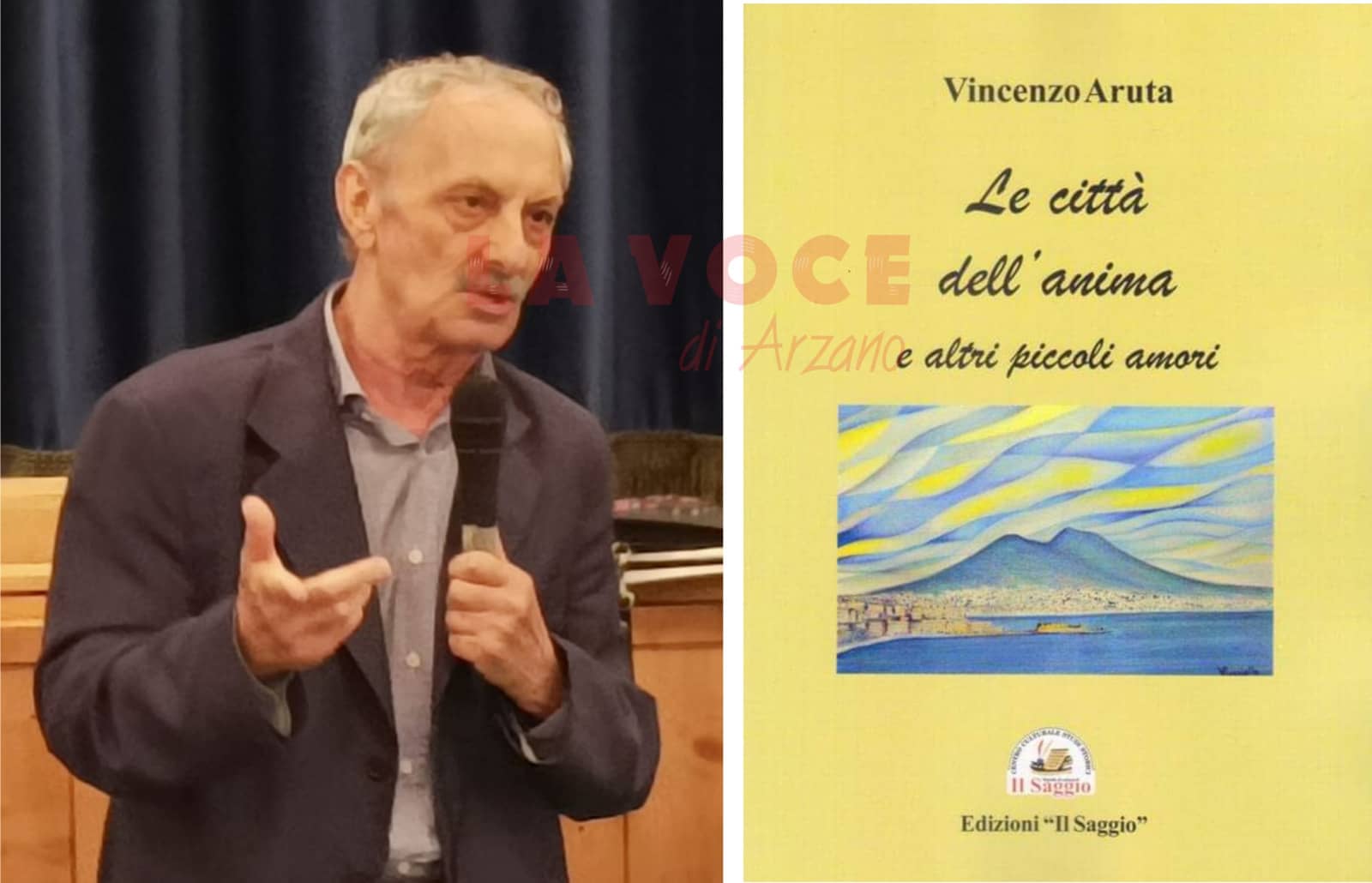 Questa sera presentazione del nuovo libro di Vincenzo Aruta