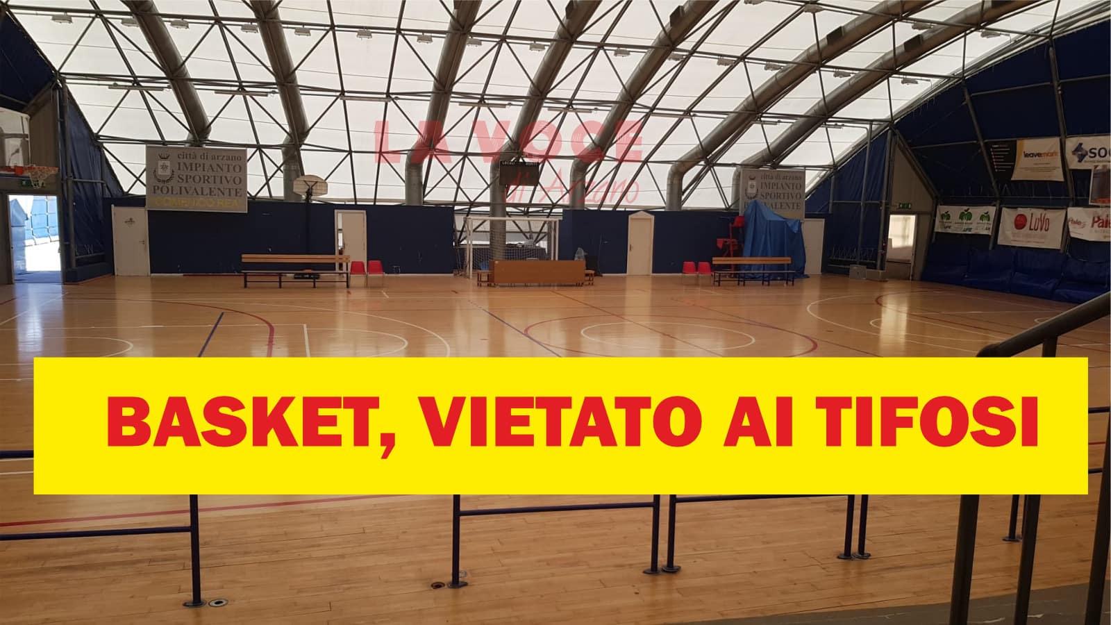 PalaRea a porte chiuse per le gare del basket