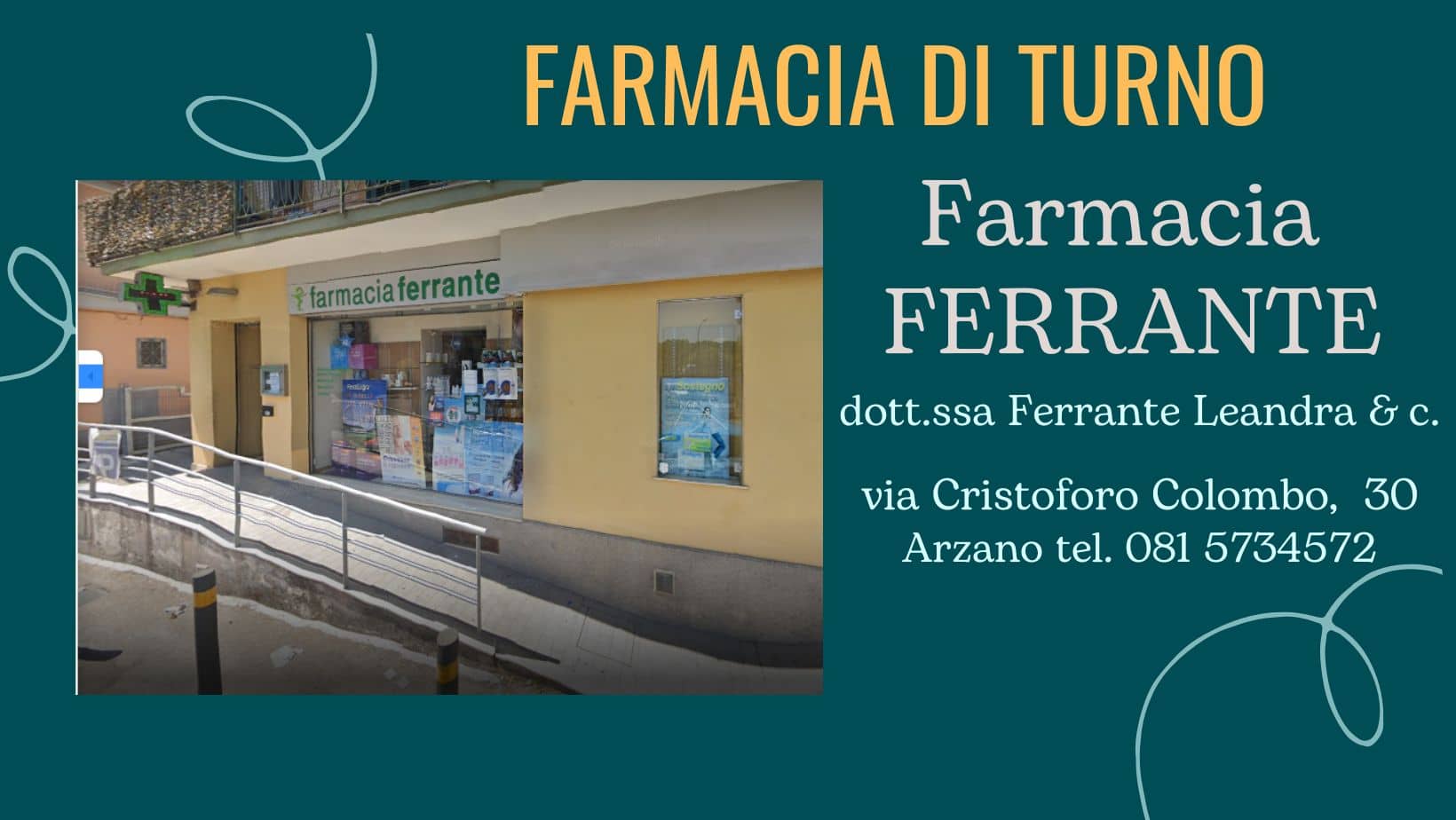La farmacia di turno ad Arzano
