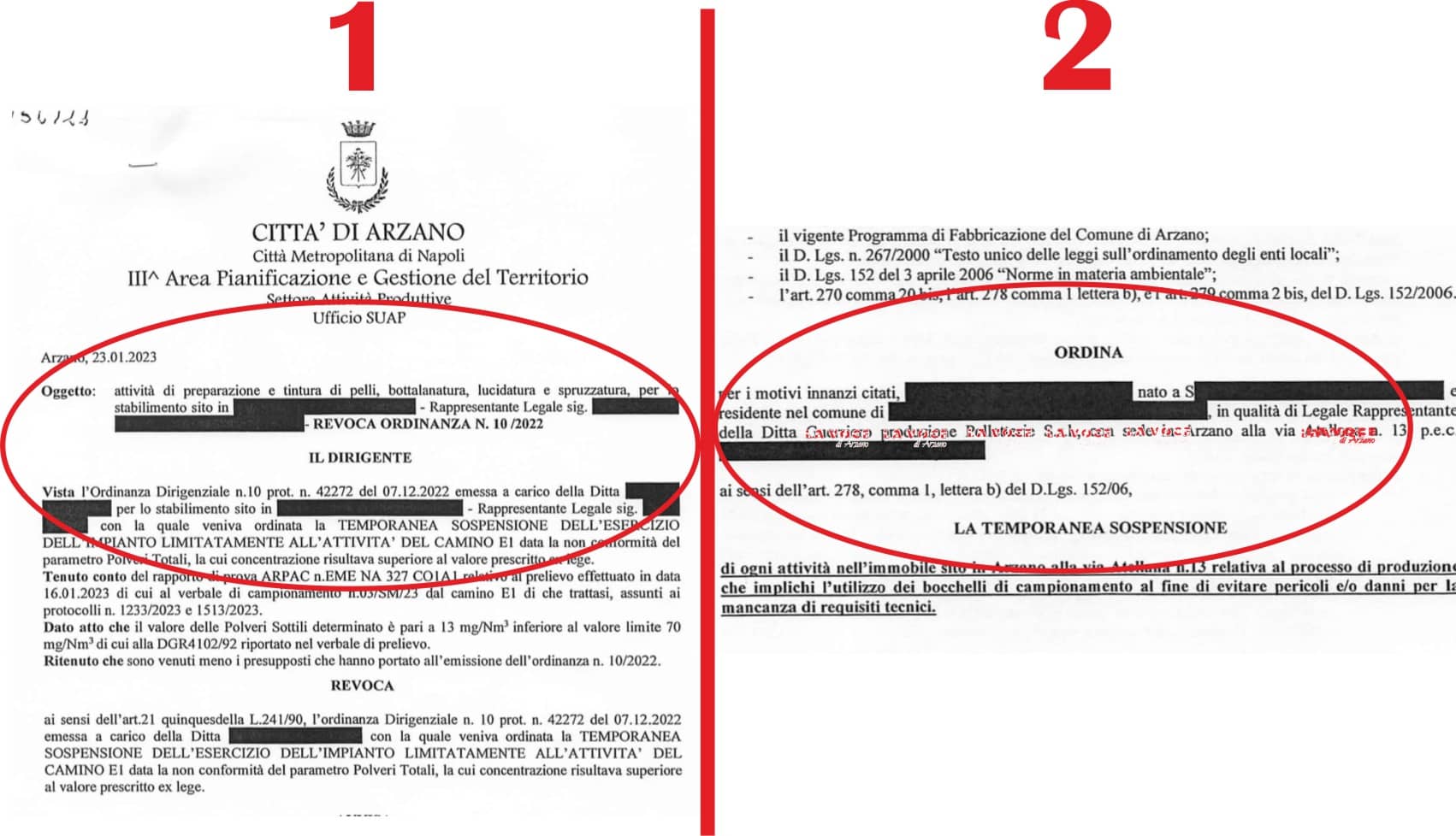 Nuova veste grafica del sito del Comune di Arzano. Soliti problemi di privacy