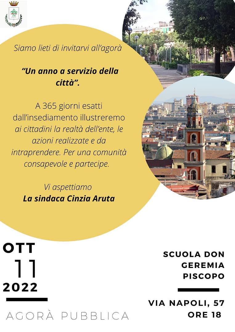 “Un anno al servizio della città”. Agorà pubblica con la maggioranza