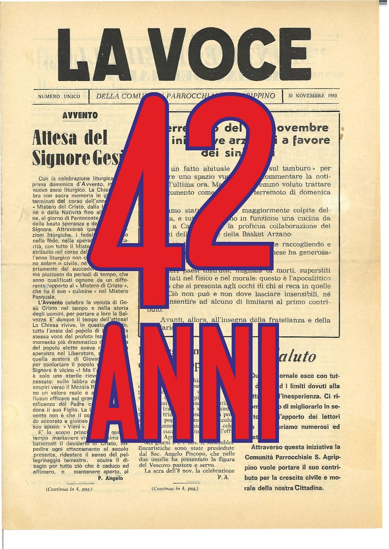 Altro anno passato insieme: siamo al 42°