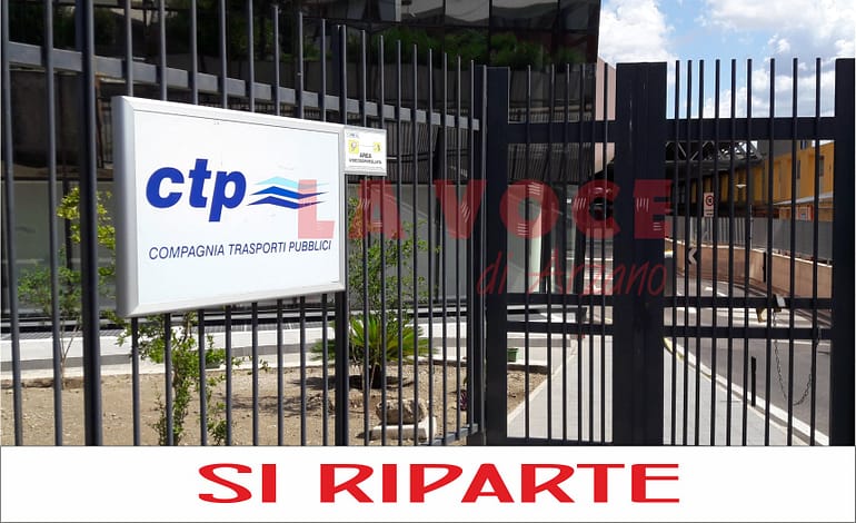 CTP, assunti da EAV e AIR tutti i dipendenti. Tornano gli autobus.