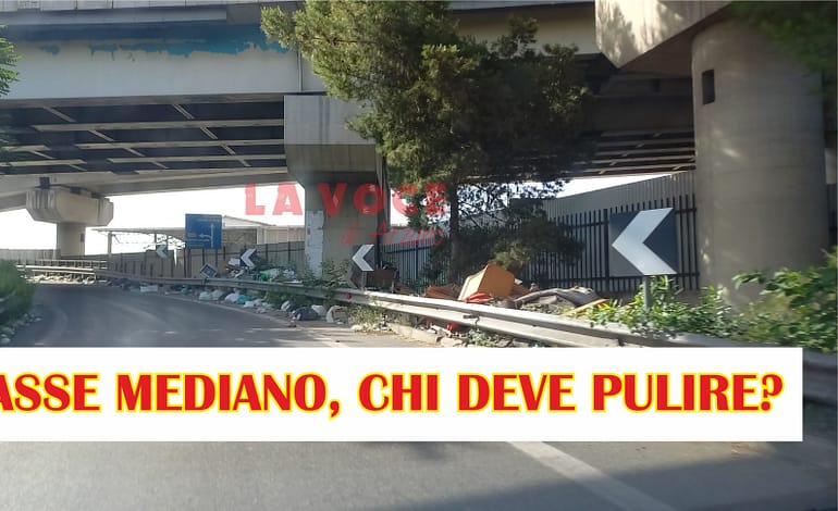 Svincoli dell’Asse Mediano di Arzano completamente abbandonati