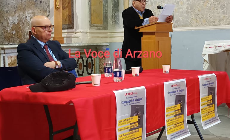 Presentazione del libro “Compagni di viaggio”, partecipazione modesta. Assente tutta la “cultura” arzanese
