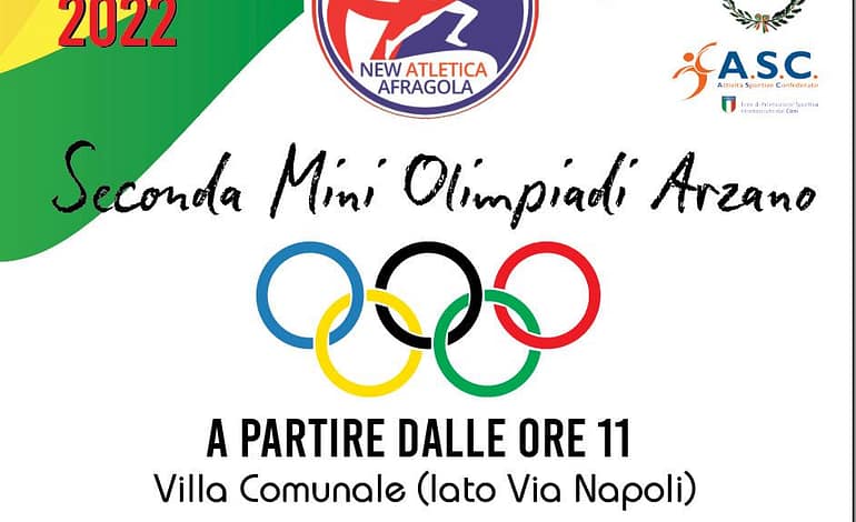 Seconda mini olimpiade,    sabato chiuso al traffico un trattato di via Napoli