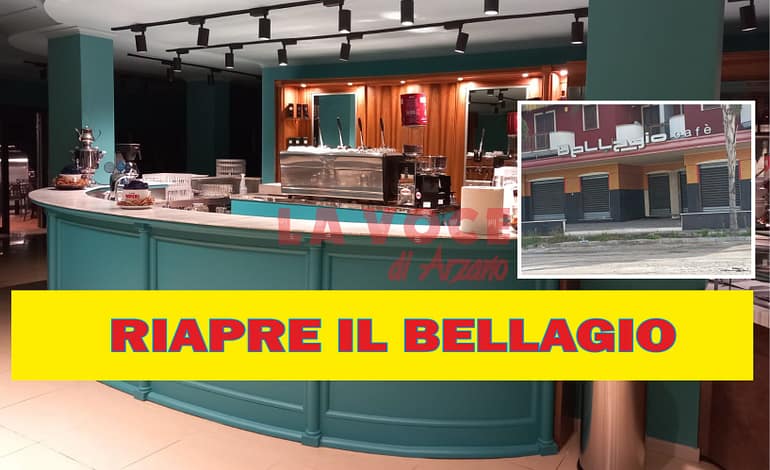 Conto alla rovescia per la riapertura del nuovo “Bellagio Cafè”