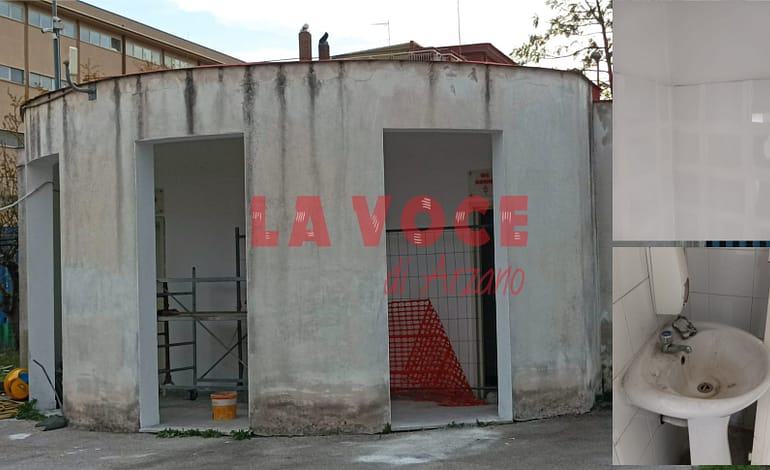 PalaRea, rifacimento servizi igienici, mugugnano i tifosi