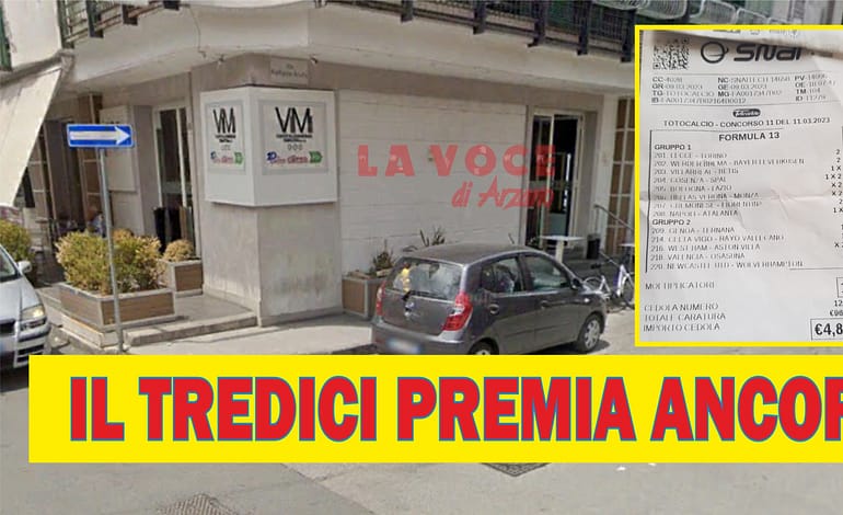 Il tredici al Totocalcio premia Arzano