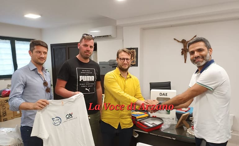 L’associazione “Free Sports” dona un defibrillatore alla Parrocchia Cristo Redentore