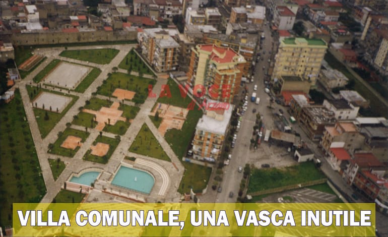 Villa comunale, trasformare la vasca in un anfiteatro