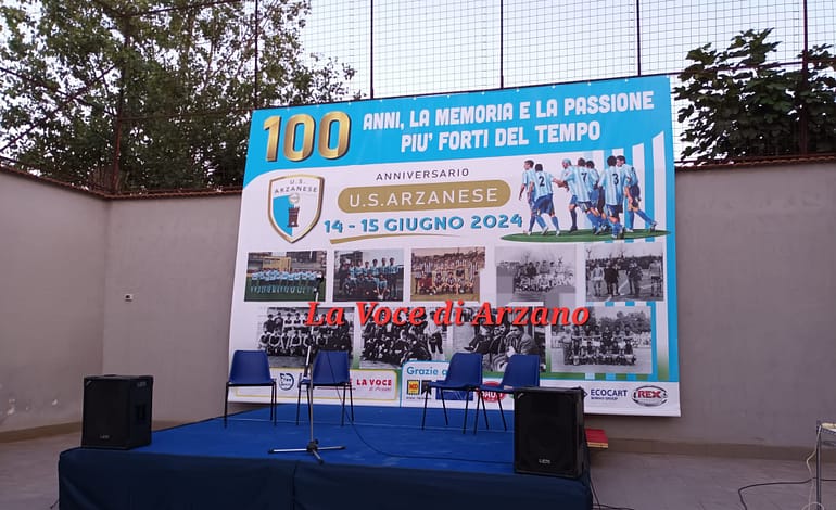 Parte il centenario dell’U.S. Arzanese, aprono Enrico Fedele e Salvatore Caiazza