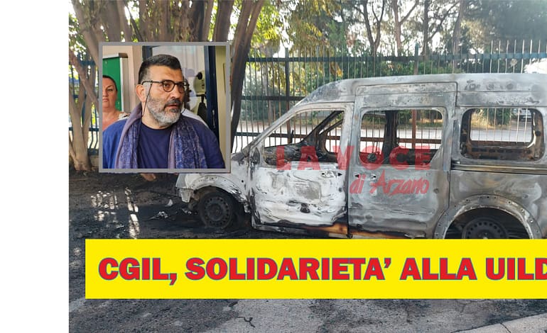 Dopo l’incendio del pulmino della UILDM, arriva la solidarietà anche della CGIL